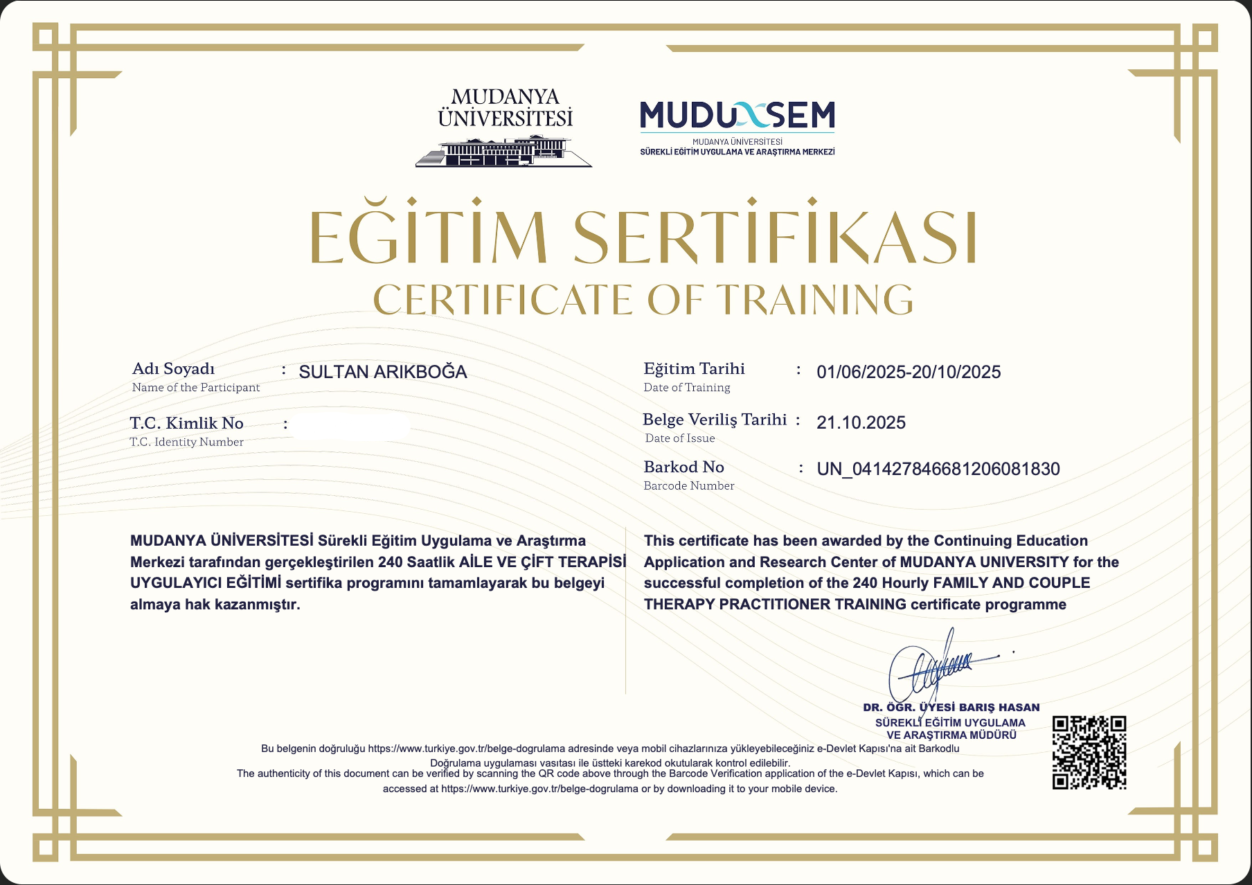 🎓 Üniversite Onaylı Sertifika Programı